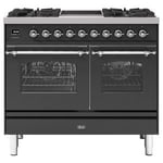 Ilve PD10INE3MG 100cm Milano Mixed Fuel Range Cooker In Matt Graphite