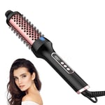 Thermal Brush Ionique Brosse Chauffante Coiffante 38MM Double PTC Fer à Friser 120-200℃ Écran LCD Peigne Chauffant Brosse Lissante pour Cheveux Boucleur Cheveux Lisseur Cheveux Cadeau Femme, UMIGA