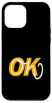 Coque pour iPhone 12 Pro Max Université Varsity-Gold Oh, OK Varsity-Gold