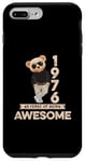 Coque pour iPhone 7 Plus/8 Plus 49ème anniversaire homme femme 1976 original Awesome ours en peluche