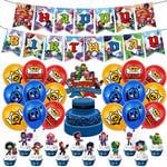 BALONS BRAWL STARS FÖDELSEDAGSFEST DEKORATION SET 32 ARTIKLAR 32pcs