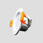 Luminaire encastré Slim LED Downlight Installation de modernisation simple - Plafonnier répertorié Éclairage à la lumière du jour à profil bas Lampes de plafond rondes Super Bright (Couleur: Cool Whi