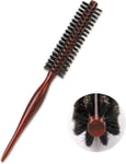 Boar Bristle Hair Brush, Small Round Brush Blow Drying Brush Styling Hair Brush