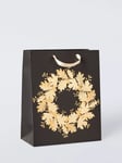 John Lewis Wisdom & Wonder Wreath Gift Bag, Medium