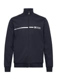 Tracksuit Jacket Tops Sweat-shirts & Hoodies Sweat-shirts Navy BOSS