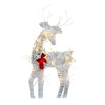 Lighted Christmas 2D Reindeers Outdoor Decorations, Pre-Lit Light Up Xmas5182