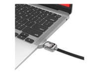 Compulocks Macbook Air M1 2020 Lock Adapter Med Nyckellås - Säkerhetskabellås - Silver - För Apple Macbook Air (Mitten Av 2019, Slutet Av 2020, Början Av 2020)