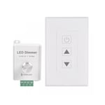 Dc12v-24v 10a Trådlös LED-listdimmer med touch-fjärrkontroll för enfärgad LED-list(u1)