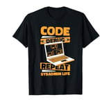 Code Debug Repeat Sysadmin Life IT operations administrator T-Shirt