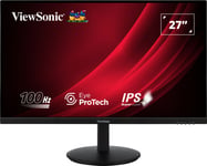 ViewSonic VG2709-2K-MHD-2 27" IPS Monitor, 2560 x 1440 QHD / WQHD, 100Hz, 4ms