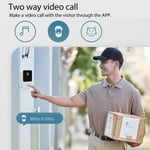 Smart Wifi Video Doorbell Camera Two Way Video Call Body Induction Shared Doorbe