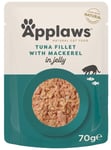 Applaws katt Påse Tuna+Mackerel Gelé