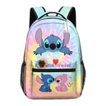 Disney Lilo Stitch Kawaii Pojkar Flickor Barn Skola Bokväskor Kvinnor Hög Kapacitet Ryggsäck Tonåringar Resa Ryggsäck Mochila Escolar style 7