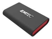 Emtec X210 - Ssd - 1 Tb - Ekstern (Bærbar) - Usb 3.2 Gen 2 (Usb-C Kontakt)