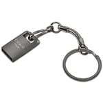 Cle USB 2.0 64 GO, Métal Clé USB 64GB USB Flash Drive 64GO Portable Clef USB 64 Giga avec Keychain pour Ordinateur Portable/PC/Voiture etc (Gris)