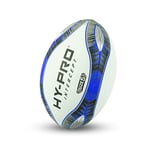 Hy-Pro Intercept Ballon de Rugby Taille 5 - Ballon de Rugby en Caoutchouc de qualité supérieure avec Surface à Picots - Ballon d'entraînement Durable pour Clubs et Jeux de Loisirs