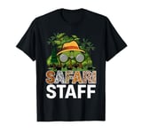 Safari Staff Art For Men Women Zookeeper Costume Zoo Jungle T-Shirt