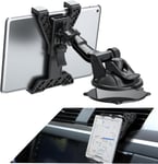 XWXELEC Ipad Holder for Car, Tablet Holder for Car Windshield/Dashboard/Air Ven