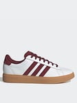 adidas Sportswear Men's Grand Court 2.0 Trainers - White/Red, White/Red, Size 7, Men