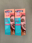 2x T-Zone Australian Pink Clay Mask Brightening Detoxifying 125ml BNIB FREEPOST