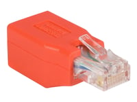 Startech.Com Cat6 Cable - Cat6 Crossover Adapter - Gbe - Red - Ethernet Network Cable (C6crossover) - Korskopplad Adapter - Rj-45 (Hane) Till Rj-45 (Hona) - Cat 6 - Röd