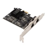 PCIe-verkkokortti kaksoisporttinen RTL8125BG Chip 2500 1000 100Mbps 2,5GBase T PCIe Internet-sovitin pöytätietokoneiden PC-palvelimille