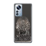 ERT GROUP Coque de téléphone Portable pour Xiaomi 12 / 12X Original et sous Licence Officielle Game of Thrones Motif 017 Parfaitement adapté à la Forme du téléphone Portable, Coque en TPU