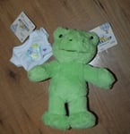 New Build-A-Bear Buddies Spring Green Frog + T-shirt Happy Easter small soft toy