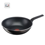 TEFAL Easy Cook & Clean Wok 28 cm, Non induction, Revetement antiadhésif, Fab...