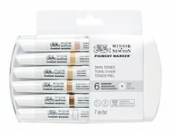 Winsor & Newton Pigment Marker - Skin Tones (pack Of 6)