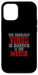 Coque pour iPhone 12/12 Pro LE VIRUS LE PLUS MORT EN AMÉRIQUE EST LES MÉDIAS Provocateur