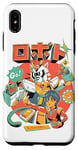 Coque pour iPhone XS Max Neko Roboto Kawaii Mecha Hero Japonais Dessin Animé Chat Robot