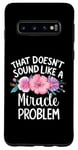 Galaxy S10 MIRACLE Personalized Cute Flower Girls MIRACLE Name Case