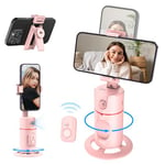 Suivi de La Caméra de Téléphone Intelligent Selfie Stick, 360° Support de Téléphone à Suivi de Visage Automatique Pas D'application Nécessaire Intelligent pour iPhone15 14 13, Samsung, Huawei