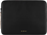 Housse De Protection Compatible Pour Ipad Pro 13"" M4 2024, Ipad Air 13"" M2, 12.9 Pouces Ipad Pro M2 M1 Avec Magic Keyboard Et Porte Stylet, Pochette En Cuir Pu Étanche Mince, Grainé Noir