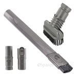 Flexible Extendable Crevice Brush Upholstery Tool Kit Fits Dyson Vacuum Cleaner