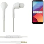 Earphones pour LG Electronics G6+ in ear headset stereo blanc