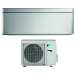 Bluevolution inverter air conditioner series stylish total silver 18000 btu ftxa50bs r-32 wi-fi integrated class a++ colour grey - italian warranty