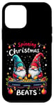 Coque pour iPhone 12 mini Chapeau de Père Noël DJ Nain de Noël