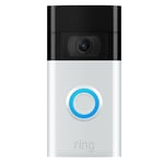 Ring Video Doorbell 3rd Gen Battery HD Silver Night Vision & Two Way Talk Motion