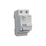 Interrupteur différentiel 40A 30mA Type ac embrochable sur répartiteur idclic xe (non peignable) schneider 16160