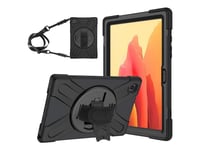 Estuff Defender Case - Beskyttelsesboks For Nettbrett - Svart - For Samsung Galaxy Tab A7