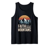 Faith Can Move Mountains Matthew 17:20 KJV Bible Verse Tank Top