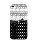 Coque Iphone 7 PLUS iphone 8 PLUS love noeud pois noir blanc