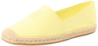 Tommy Hilfiger Femme Embroidered Flat Espadrille FW0FW07721, Jaune (Yellow Tulip), 37 EU