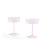 HAY - Tint Coupe Glass Set of 2 - Pink