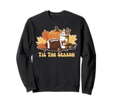 Tis the Season Thanksgiving Fall Yall Season Football Player Sweatshirt