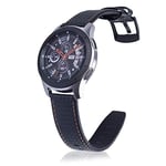 New Watch Straps 22mm for Huawei Watch GT2e GT2 46mm Carbon Fiber Leather Strap(Black) Smart Wear (Color : Orange)