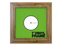 Glorious Vinyl Frame Set 7" Rosewood - 3x cadres de couverture en vinyle pour les disques de 7'', affichez vos disques préférés avec style, design en bois de rose