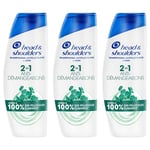 Head & Shoulders Anti-démangeaisons 2 en 1 Shampoing Antipelliculaire Jusqu'à 100% des Pellicules Éliminées,Cliniquement Prouvé,Tous Types de Cheveux; Usage Quotidien; Rafraîchissant 12x300ml